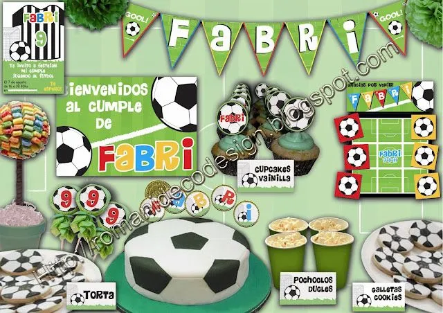 Fiestas temáticas de fútbol infantiles - Imagui