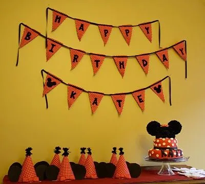 las fiestas temáticas de malen: MICKEY MOUSE: decoración