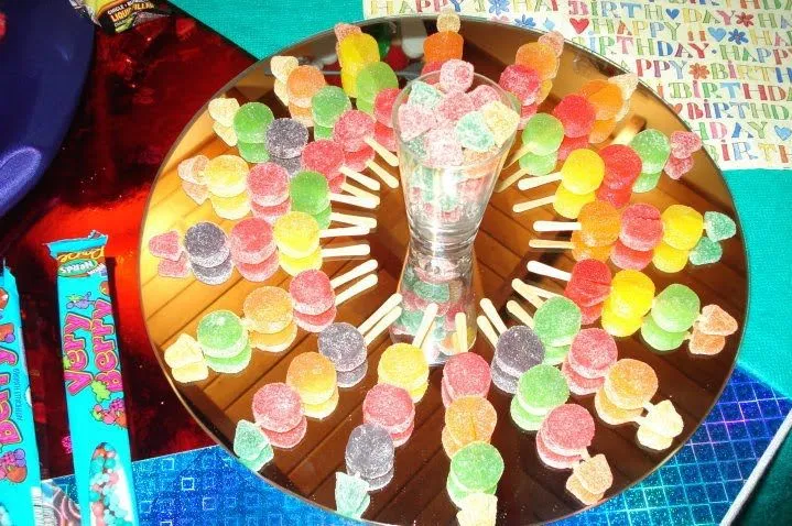 Brochetas de malvaviscos - Imagui