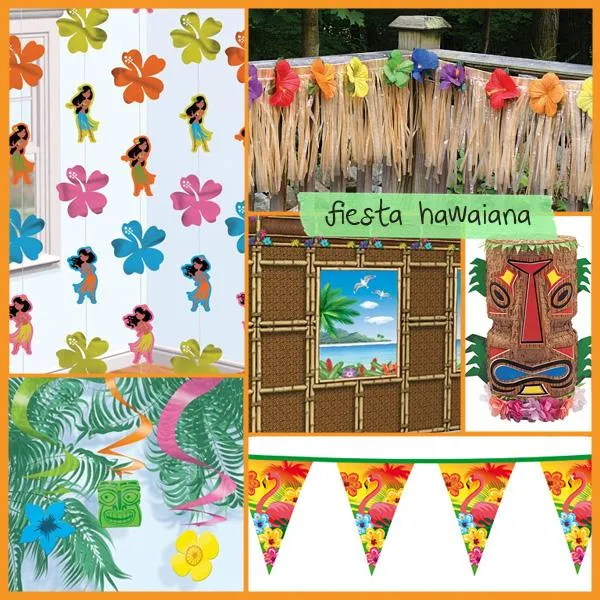 Fiestas de verano: decoración de una fiesta hawaiana - Paperblog