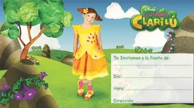 TU FIESTITA: Invitación del Jardín de Clarilú