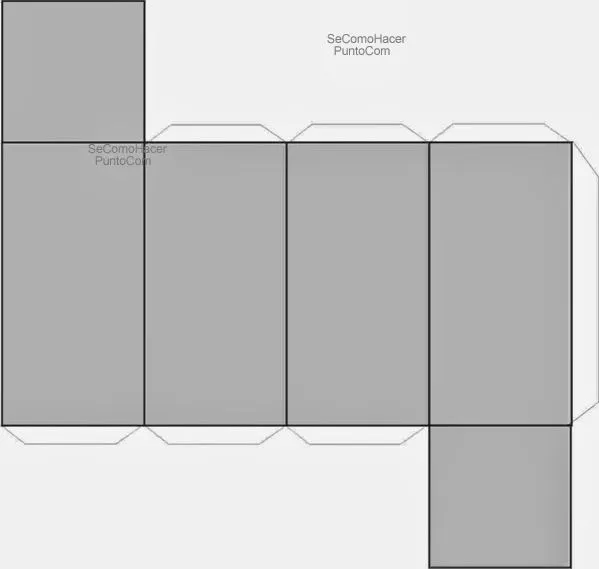 Figura geometrica para recortar y armar - Imagui