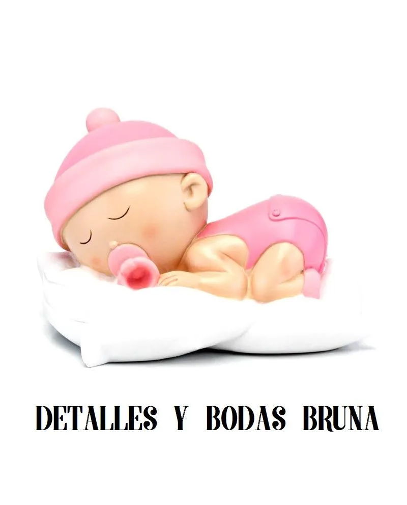 Figura Hucha Bebe Niña para Bautizo y Baby Shower