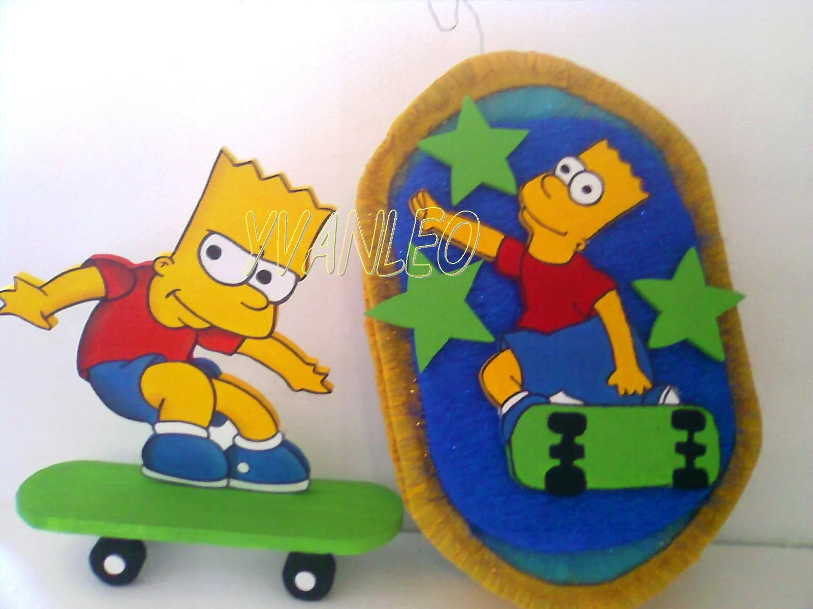 TODO EN FIGURAS DE ANIME YVANLEO: BART SIMPSON PIÑATA Y DECORACION