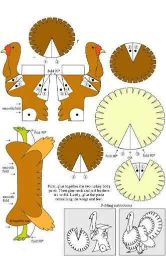 Figuras para armar y recortar - Imagui