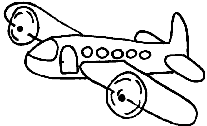 Dibujos para colorear de Aviones, aeroplano, avioneta, Plantillas ...