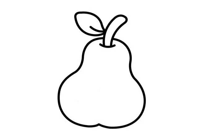 Dibujos para colorear de una pera - Imagui