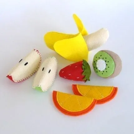 Frutas hechas con fieltro - Imagui