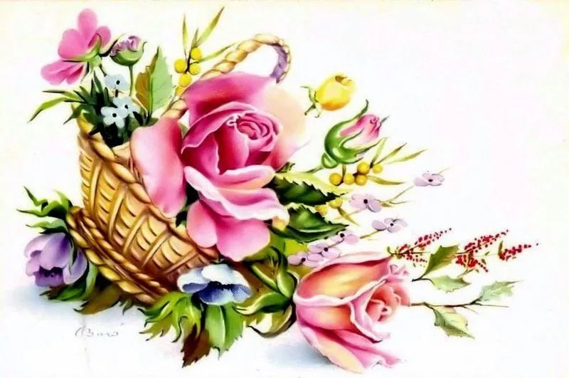 Imagenes de flores para decoupage - Imagui