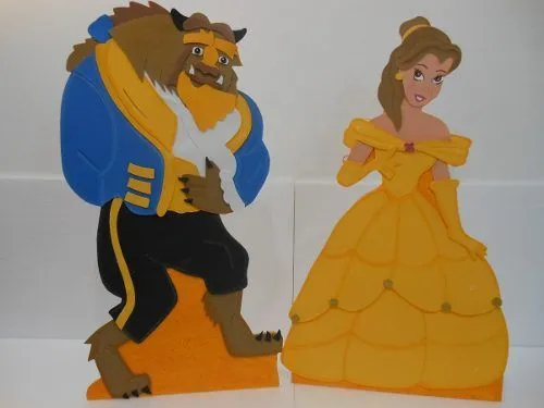 Figuras En Foami De Princesas Disney (Decoraciones y Adornos) a ...