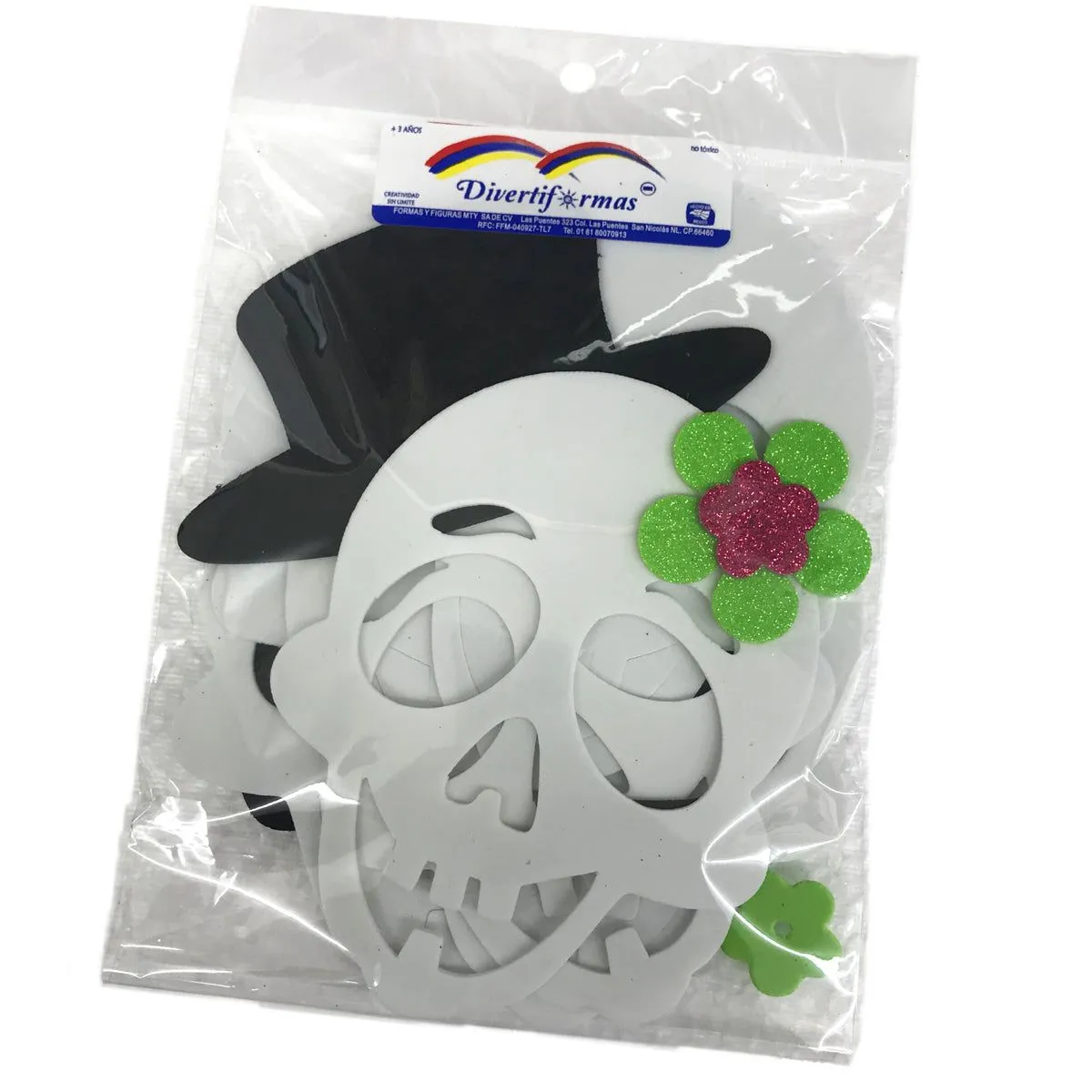 Figuras de fomi calaveras grandes c/6pz – Mercería El Gato