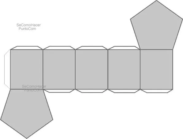 Figura geometrica heptagono para armar - Imagui