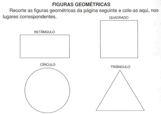 Figuras Geometricas para Cortar y Pegar | Material para maestros ...