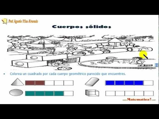 FIGURAS GEOMETRICAS Y CUERPOS SOLIDOS PARA NIÑOS DE 5 AÑOS-KINDER ...