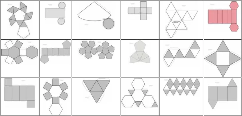 Figuras geometricas en tercera dimension - Imagui