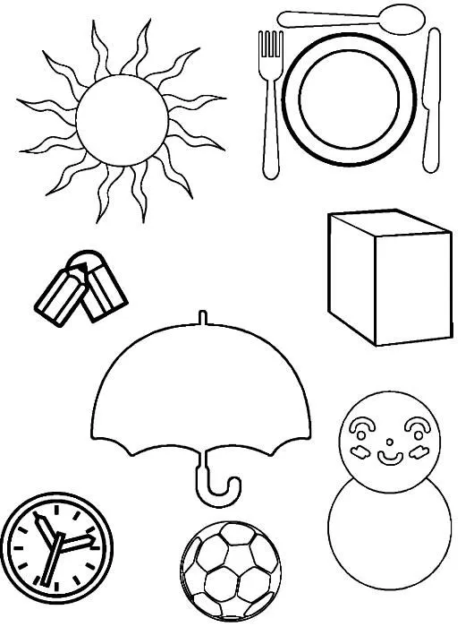 FIGURAS GEOMÉTRICAS PARA COLOREAR: VARIAS. | WEB PEDAGÓGICA INFANTIL