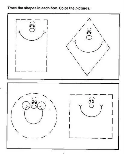 Figuras geométricas para kindergarten - Imagui