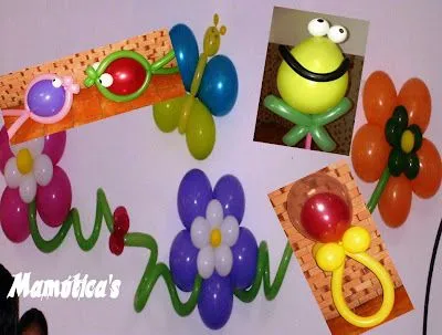 Como hacer figuras con globos para baby shower - Imagui