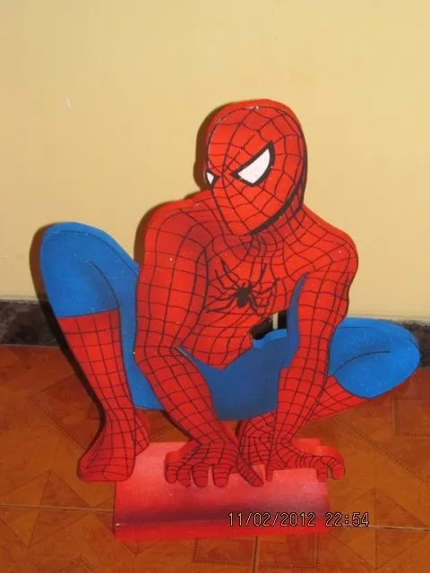 FIGURAS HOMBRE ARAÑA - SPIDERMAN CON ICOPOR | Fiestas infantiles ...