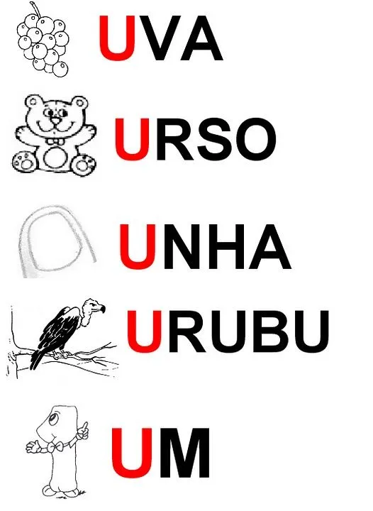 Figuras letra u - Imagui