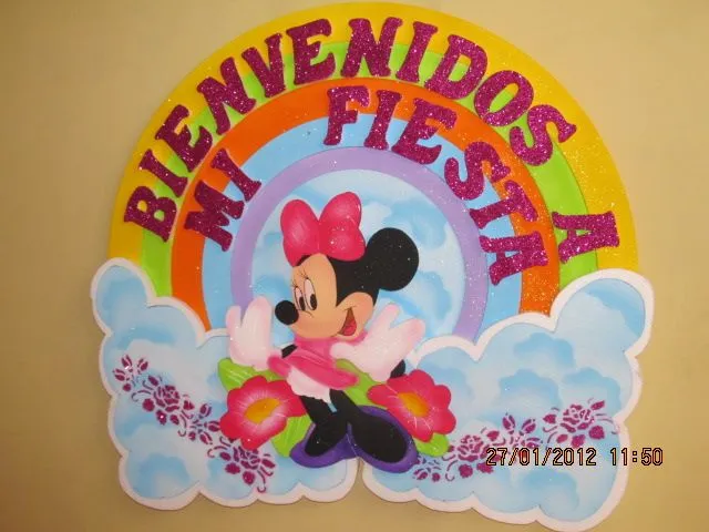 FIGURAS MINNIE MOUSE CON ICOPOR | Fiestas infantiles Medellin ...