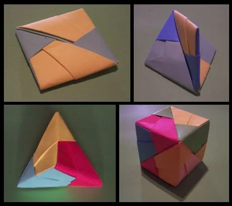 Figuras con módulos Sonobe | Papiroflexia, arte doblando papel