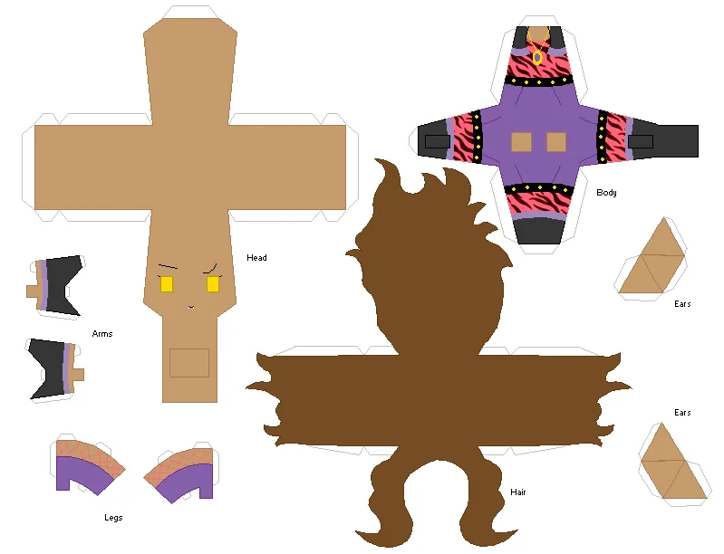 FIGURAS DE PAPEL DE MONSTER HIGH