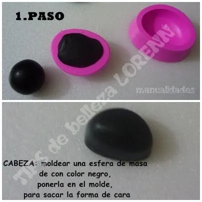 FIGURAS PASO A PASO EN PORCELANA FRIA : Paso a paso de como hacer ...