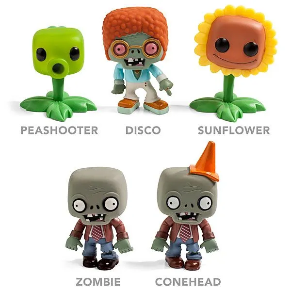 Figuras de Plantas vs Zombies en Vinil - mexgeekeando.