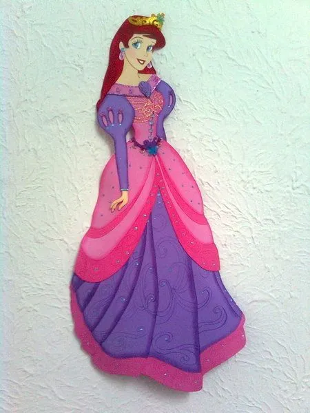 Figuras de las princesas en foami - Imagui | princesas de disney ...