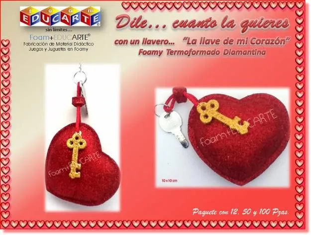 Figuras de fomi dia de San Valentín - Imagui