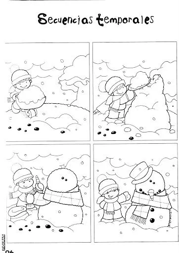COLOREAR SECUENCIAS TEMPORALES PARA NIÑOS | infantil 2.0