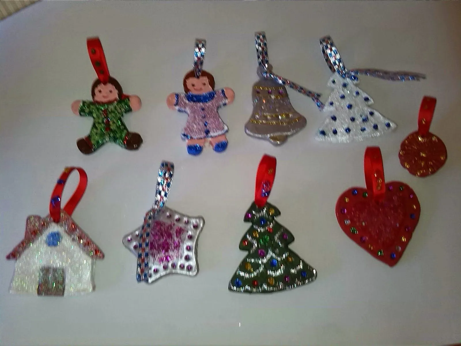 Figuritas para el árbol de Navidad, para hacer con los niños ...