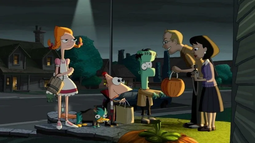 File:Candace Phineas Perry and Ferb in a halloween costume.jpg ...