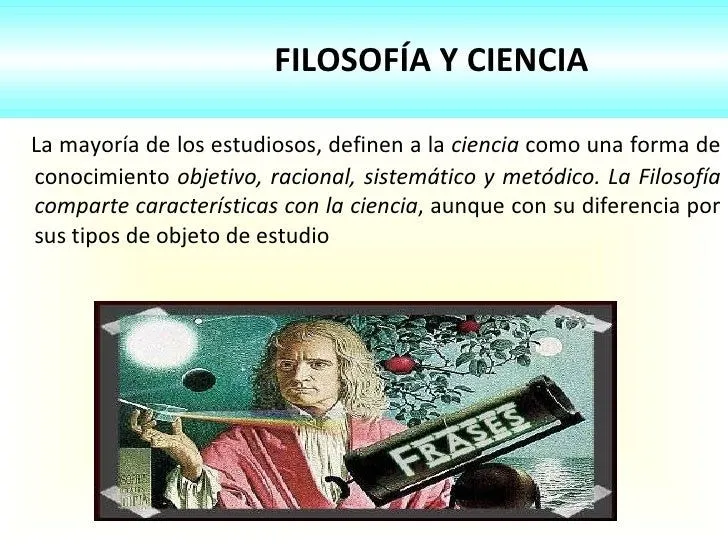 Filosofia y ciencia