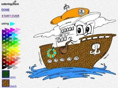 Dibujos infantiles para colorear on-line : Recursos Gratis En Internet