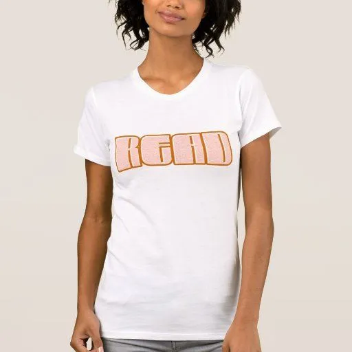 Leído - letras gordas camisetas de Zazzle.