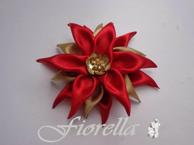 Fiorella Flores en tela | Accesorios | Pinterest