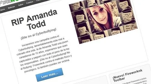 Fireworknk iniciará en honor a Amanda Todd campaña contra - Taringa!