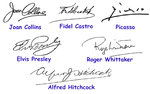 firmas de famosos parte 1 - Identi