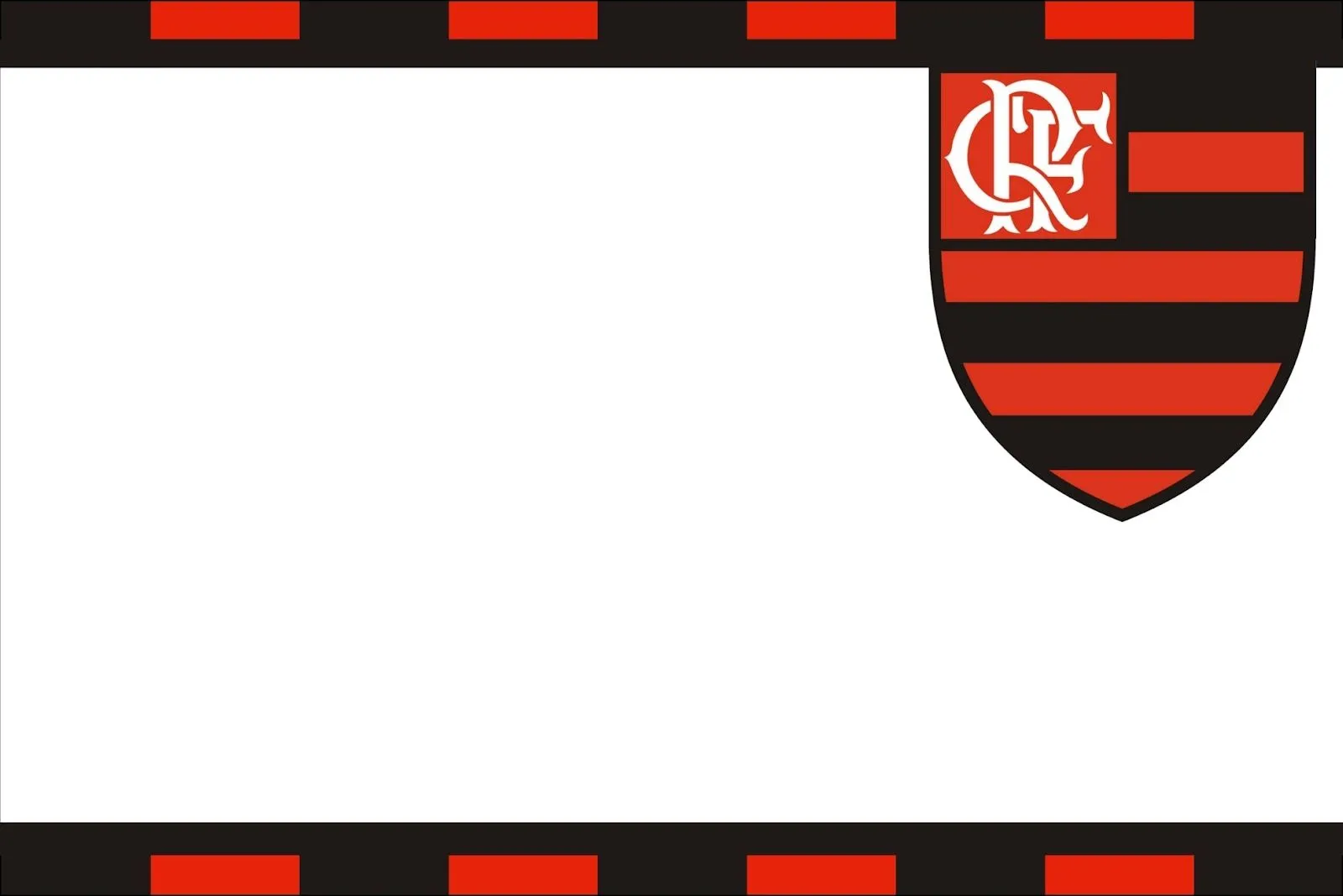 Flamengo – Kit Completo com molduras para convites, rótulos para ...