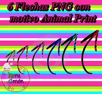 Flechas PNG con motivo Animal Print by ~Lamastiernis014 on deviantART