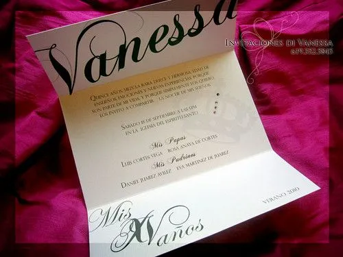 Flickriver: Invitaciones Di Vanessa's most interesting photos