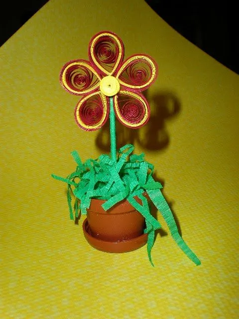 Como hacer una flor 3D con cartulina