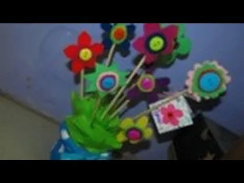 Florero para el dia de las madres - YouTube