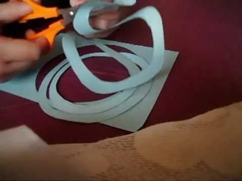 flores espiral de papel - YouTube