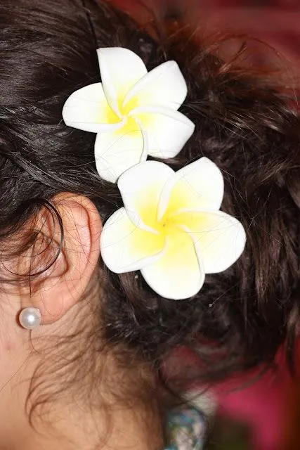 Flores hawaianas en foami - Imagui