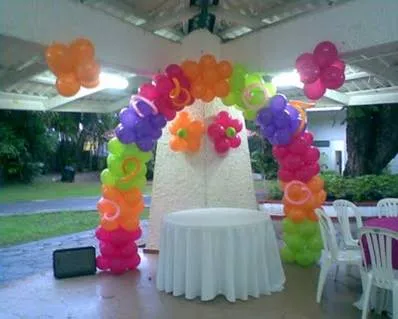  ... flores palapa decoracion con globos decoracion de fiestas infantiles