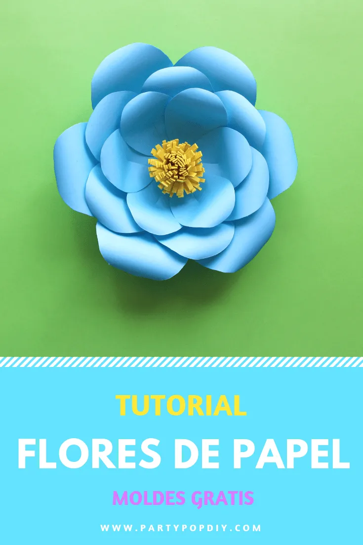 Como hacer flores de papel 