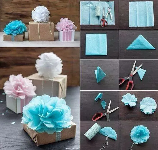 Flores de papel china | Ideas para manualidades | Pinterest | China